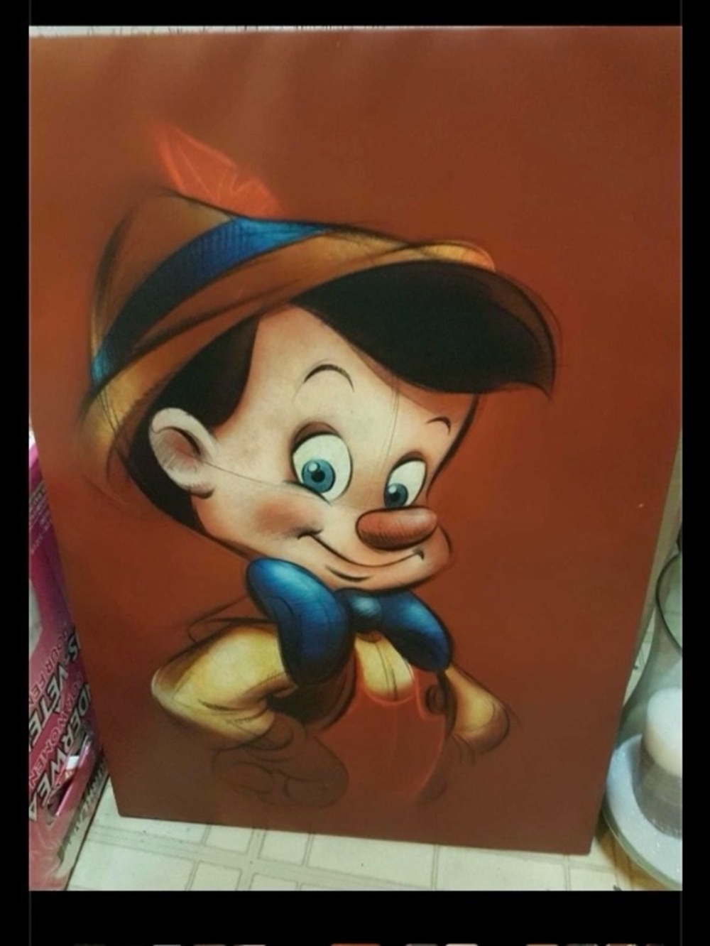 Pinocchio collectable Canvas Art Print -